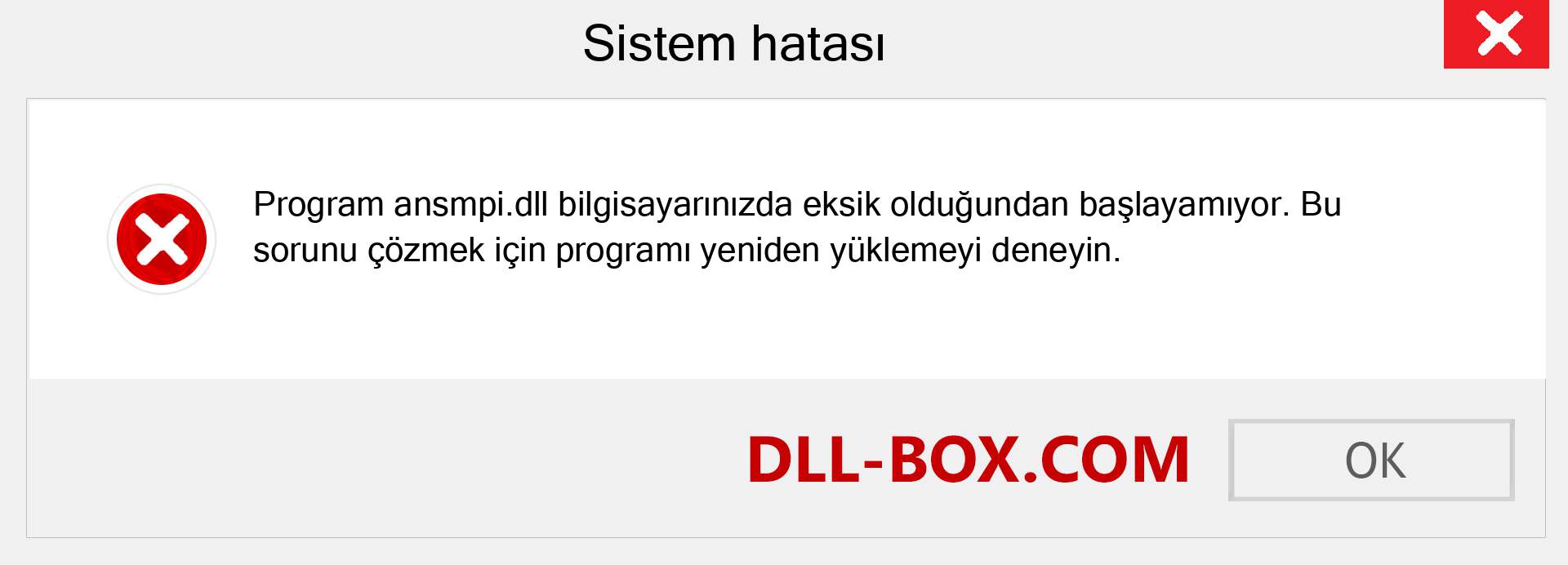 ansmpi.dll dosyası eksik mi? Windows 7, 8, 10 için İndirin - Windows'ta ansmpi dll Eksik Hatasını Düzeltin, fotoğraflar, resimler